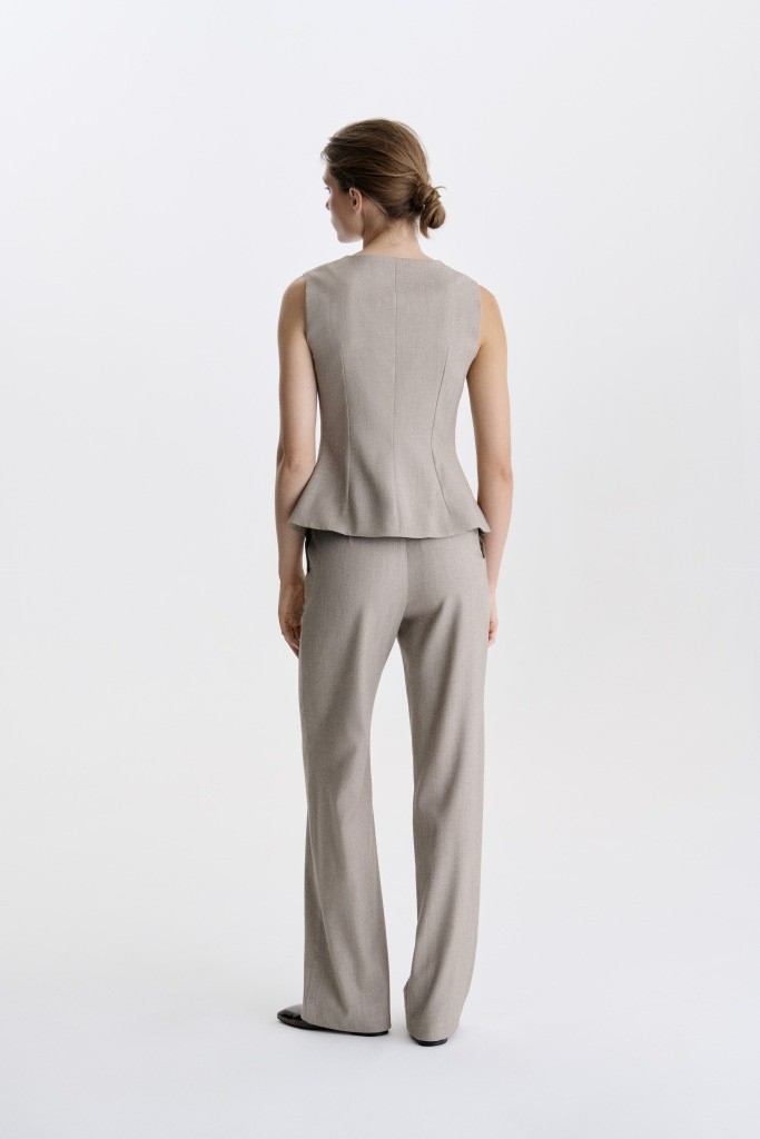 КЛАСИЧНІ ШТАНИ ПРЯМОГО СИЛУЕТУ 1123\12-7 зображення 2